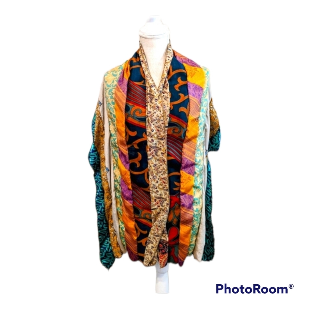 Patchwork Long Scarf